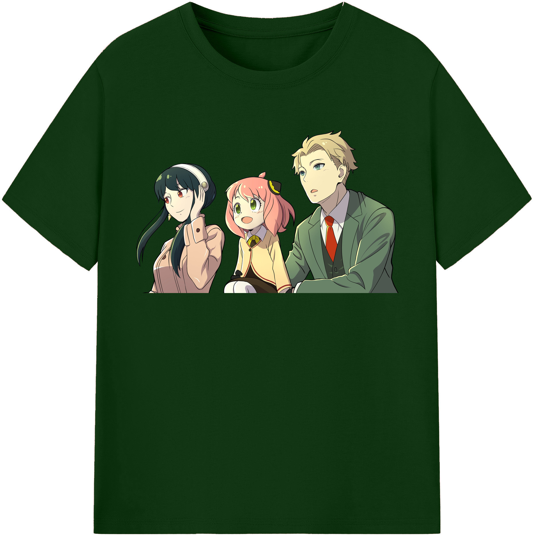 （画像用） SPY×FAMILY间谍家家酒 綿100％半袖Tシャツ（フロントプリント）